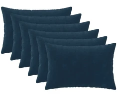 Pagalvėlės užvalkalas 6 pcs HEERLEN Mėlyna 30 x 50 cm