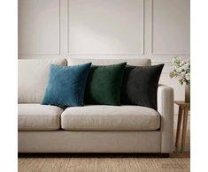 Pagalvėlės užvalkalas 6 pcs HEERLEN Mėlyna 40 x 40 cm Aksomas