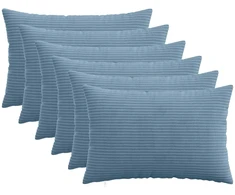Pagalvėlės užvalkalas 6 pcs HEERLEN Mėlyna 50 x 75 cm mančester