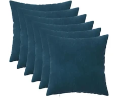 Pagalvėlės užvalkalas 6 pcs HEERLEN Mėlyna 40 x 40 cm Aksomas