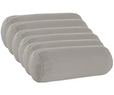 Pagalvėlės užvalkalas 6 pcs HEERLEN Pilka Ø 15 x 40 cm
