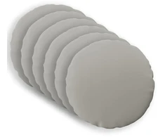 Pagalvėlės užvalkalas 6 pcs HEERLEN Pilka Ø 60 cm Poliesteris