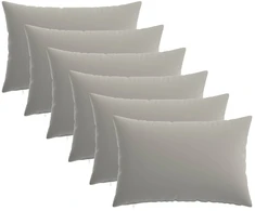 Pagalvėlės užvalkalas 6 pcs HEERLEN Pilka 50 x 70 cm
