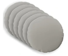 Pagalvėlės užvalkalas 6 pcs HEERLEN Pilka Ø 30 cm Poliesteris