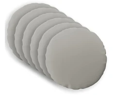 Pagalvėlės užvalkalas 6 pcs HEERLEN Pilka Ø 50 cm Poliesteris