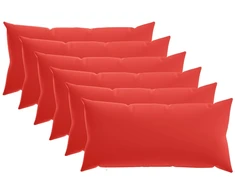 Pagalvėlės užvalkalas 6 pcs HEERLEN Raudona 40 x 80 cm