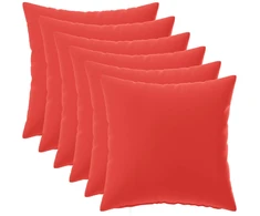 Pagalvėlės užvalkalas 6 pcs HEERLEN Raudona 30 x 30 cm