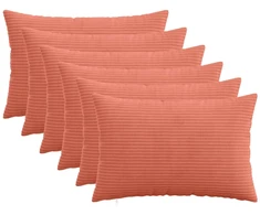 Pagalvėlės užvalkalas 6 pcs HEERLEN Raudona oranžinė 50 x 70 cm