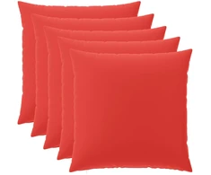 Pagalvėlės užvalkalas 6 pcs HEERLEN Raudona 80 x 80 cm