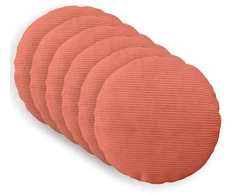 Pagalvėlės užvalkalas 6 pcs HEERLEN Raudona oranžinė Ø 60 cm