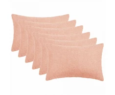 Pagalvėlės užvalkalas 6 pcs HEERLEN Rožinė 40 x 60 cm Bouclé