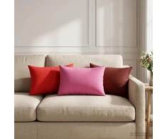 Pagalvėlės užvalkalas 6 pcs HEERLEN Rožinė 40 x 60 cm