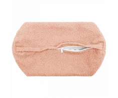 Pagalvėlės užvalkalas 6 pcs HEERLEN Rožinė Ø 15 x 40 cm Bouclé