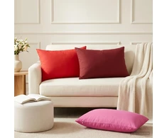 Pagalvėlės užvalkalas 6 pcs HEERLEN Rožinė 50 x 80 cm