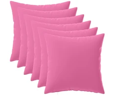 Pagalvėlės užvalkalas 6 pcs HEERLEN Rožinė 30 x 30 cm
