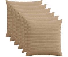 Pagalvėlės užvalkalas 6 pcs HEERLEN Ruda 70 x 70 cm mančester