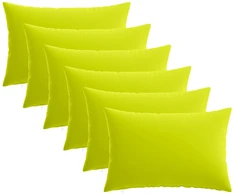 Pagalvėlės užvalkalas 6 pcs HEERLEN Ryškiai žalia 50 x 80 cm