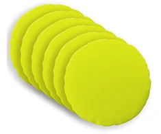 Pagalvėlės užvalkalas 6 pcs HEERLEN Ryškiai žalia Ø 60 cm