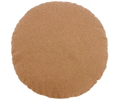 Pagalvėlės užvalkalas 6 pcs HEERLEN Smėlio Ø 30 cm Bouclé