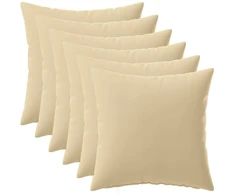 Pagalvėlės užvalkalas 6 pcs HEERLEN Smėlio 30 x 30 cm