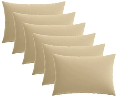 Pagalvėlės užvalkalas 6 pcs HEERLEN Smėlio 50 x 80 cm