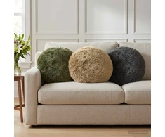 Pagalvėlės užvalkalas 6 pcs HEERLEN Šviesiai žalia Ø 40 cm