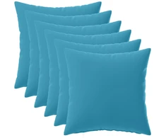 Pagalvėlės užvalkalas 6 pcs HEERLEN Šviesiai mėlyna 35 x 35 cm