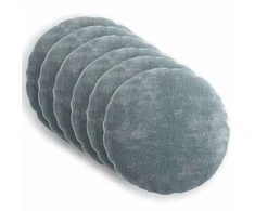 Pagalvėlės užvalkalas 6 pcs HEERLEN Šviesiai mėlyna Ø 30 cm