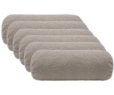 Pagalvėlės užvalkalas 6 pcs HEERLEN Šviesiai pilka Ø 15 x 40 cm