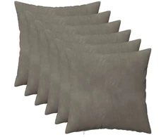 Pagalvėlės užvalkalas 6 pcs HEERLEN Šviesiai pilka 35 x 35 cm