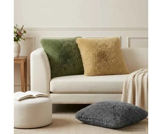Pagalvėlės užvalkalas 6 pcs HEERLEN Šviesiai pilka 60 x 60 cm