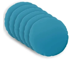 Pagalvėlės užvalkalas 6 pcs HEERLEN Šviesiai mėlyna Ø 40 cm