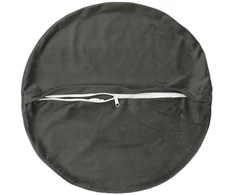 Pagalvėlės užvalkalas 6 pcs HEERLEN Tamsiai pilka Ø 40 cm