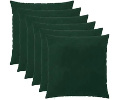 Pagalvėlės užvalkalas 6 pcs HEERLEN Tamsiai žalia 55 x 55 cm