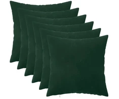 Pagalvėlės užvalkalas 6 pcs HEERLEN Tamsiai žalia 40 x 40 cm