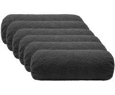 Pagalvėlės užvalkalas 6 pcs HEERLEN Tamsiai pilka Ø 15 x 40 cm