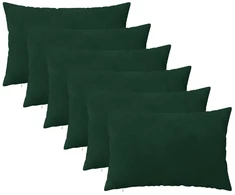 Pagalvėlės užvalkalas 6 pcs HEERLEN Tamsiai žalia 50 x 80 cm