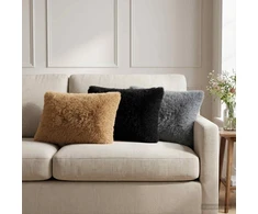 Pagalvėlės užvalkalas 6 pcs HEERLEN Taupe 30 x 50 cm PV pūkinis