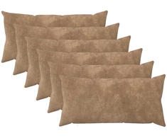 Pagalvėlės užvalkalas 6 pcs HEERLEN Taupe 40 x 80 cm