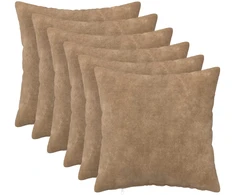 Pagalvėlės užvalkalas 6 pcs HEERLEN Taupe 50 x 50 cm