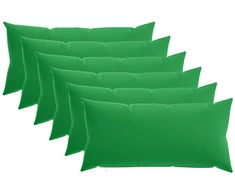 Pagalvėlės užvalkalas 6 pcs HEERLEN Žalia 40 x 80 cm