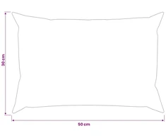 Pagalvėlės užvalkalas 6 pcs HEERLEN Žalia 30 x 50 cm