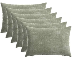 Pagalvėlės užvalkalas 6 pcs HEERLEN Žalia 30 x 50 cm