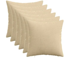 Pagalvėlės užvalkalas 6 pcs HEERLEN Žalias pilkas 40 x 40 cm