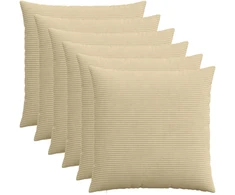 Pagalvėlės užvalkalas 6 pcs HEERLEN Žalias pilkas 60 x 60 cm