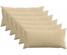 Pagalvėlės užvalkalas 6 pcs HEERLEN Žalias pilkas 40 x 70 cm