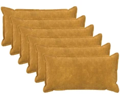 Pagalvėlės užvalkalas 6 pcs HOUTEN Geltona 40 x 70 cm