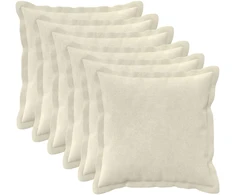 Pagalvėlės užvalkalas 6 pcs HOUTEN Kreminė 35 x 35 cm