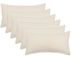 Pagalvėlės užvalkalas 6 pcs HOUTEN Kreminė 40 x 70 cm Bouclé