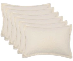 Pagalvėlės užvalkalas 6 pcs HOUTEN Kreminė 50 x 80 cm Bouclé
